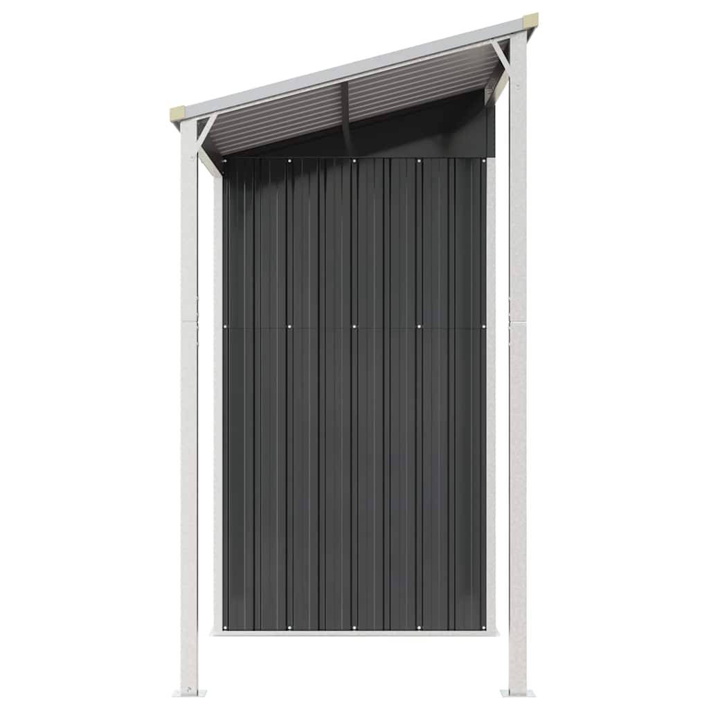 Vidaxl - Abri de jardin avec toit prolongé anthracite 277x107x181 cm 3.1m² vidaXL 364526 - Image 7
