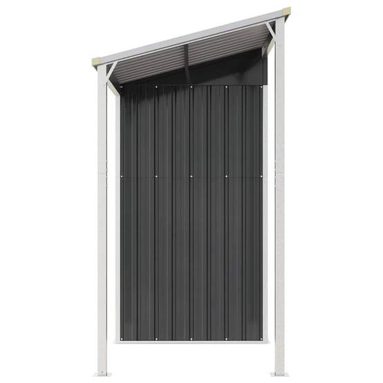 Vidaxl - Abri de jardin avec toit prolongé anthracite 277x107x181 cm vidaXL 364526 - Image 6
