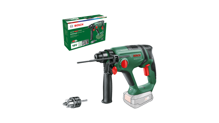Bosch - Perforateur sans fil UniversalHammer 18V - BOSCH VERT - sans batterie, ni chargeur - mandrin auto serran - 06039D6001 - Image 1