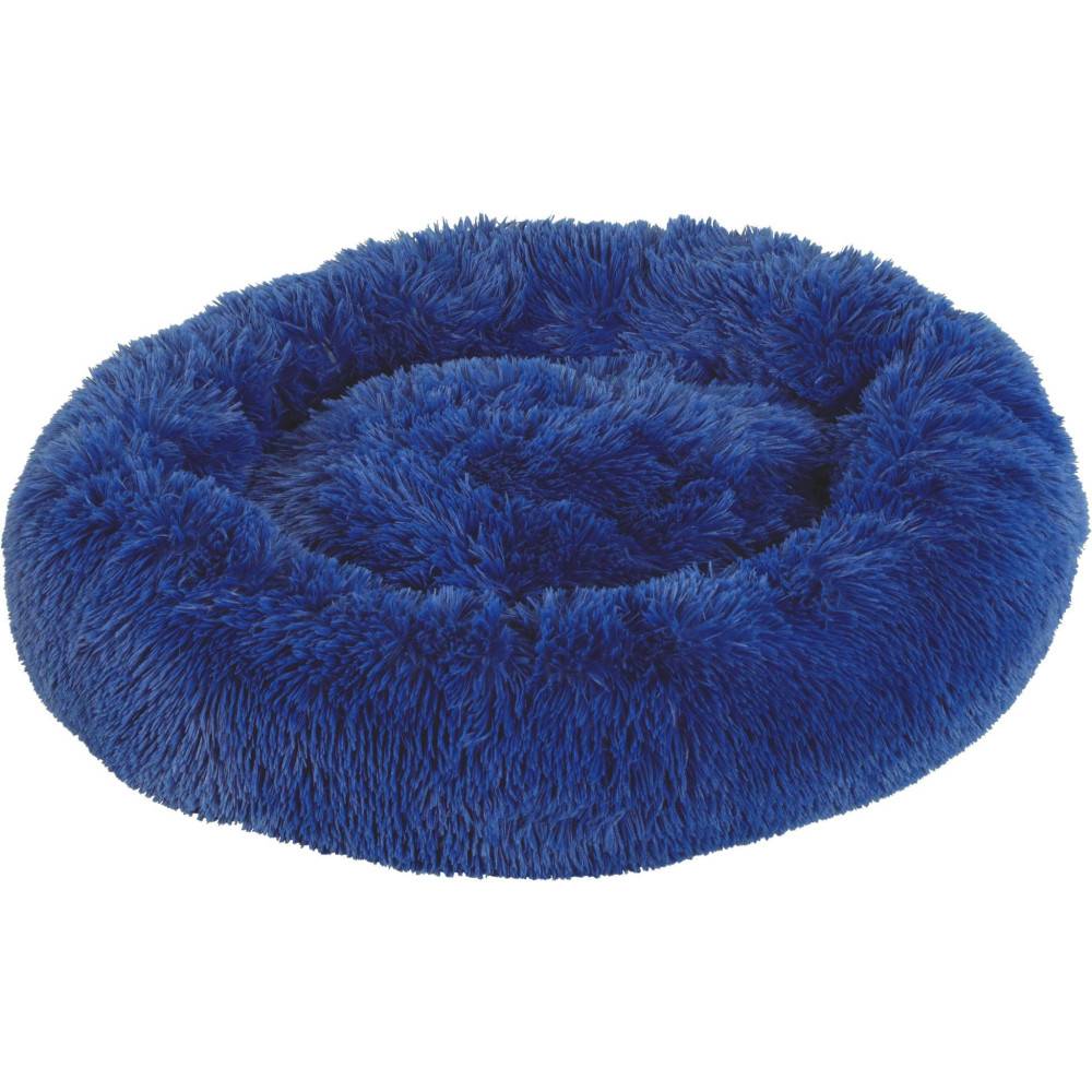 Zolux - zolux - Coussin Noé ø 70 cm bleu a poils longs pour chiens - Image 1