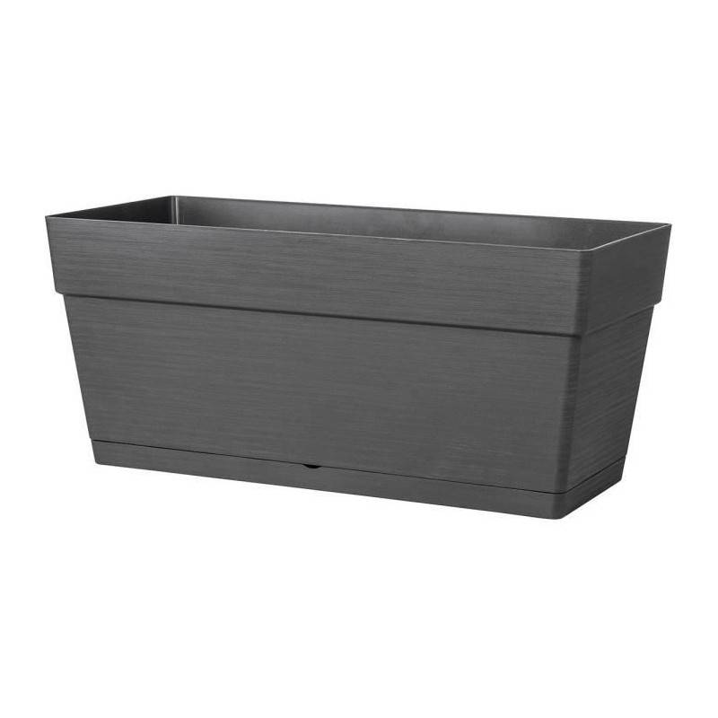 Deroma - Jardiniere - Deroma - Muret Save R - 75l - 79cm - Gris Foncé - Imagen 1