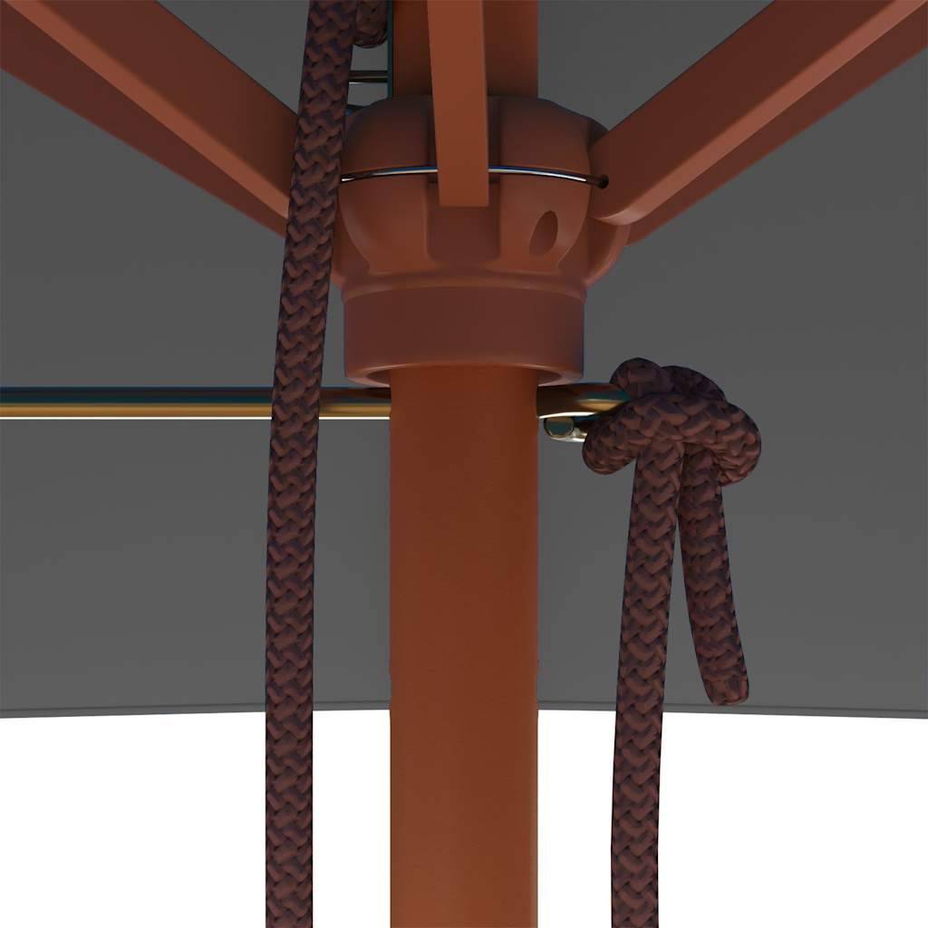 PANGIVO - Parasol extérieur avec mât en bambou, anthracite, 150 x 200 x 235 cm - PANGIVO - Image 9