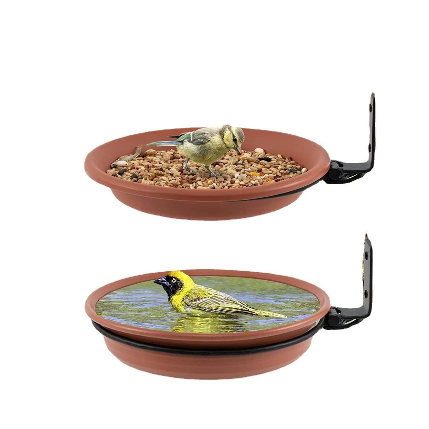 IntiMeg - 2 Pièces Mangeoire pour Oiseaux Exterieur Et Bain d'oiseaux - IntiMeg - Image 1