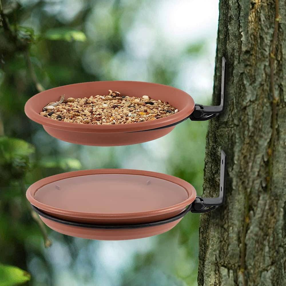 IntiMeg - 2 Pièces Mangeoire pour Oiseaux Exterieur Et Bain d'oiseaux - IntiMeg - Image 4