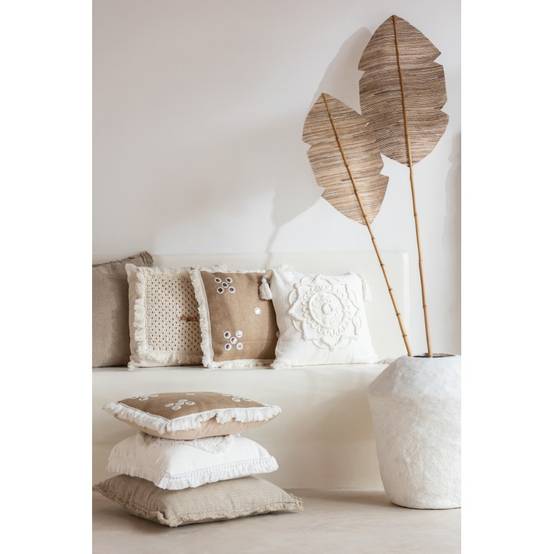 J-Line - Vase haut en papier blanc 50x50x63 cm - J-Line - Image 2