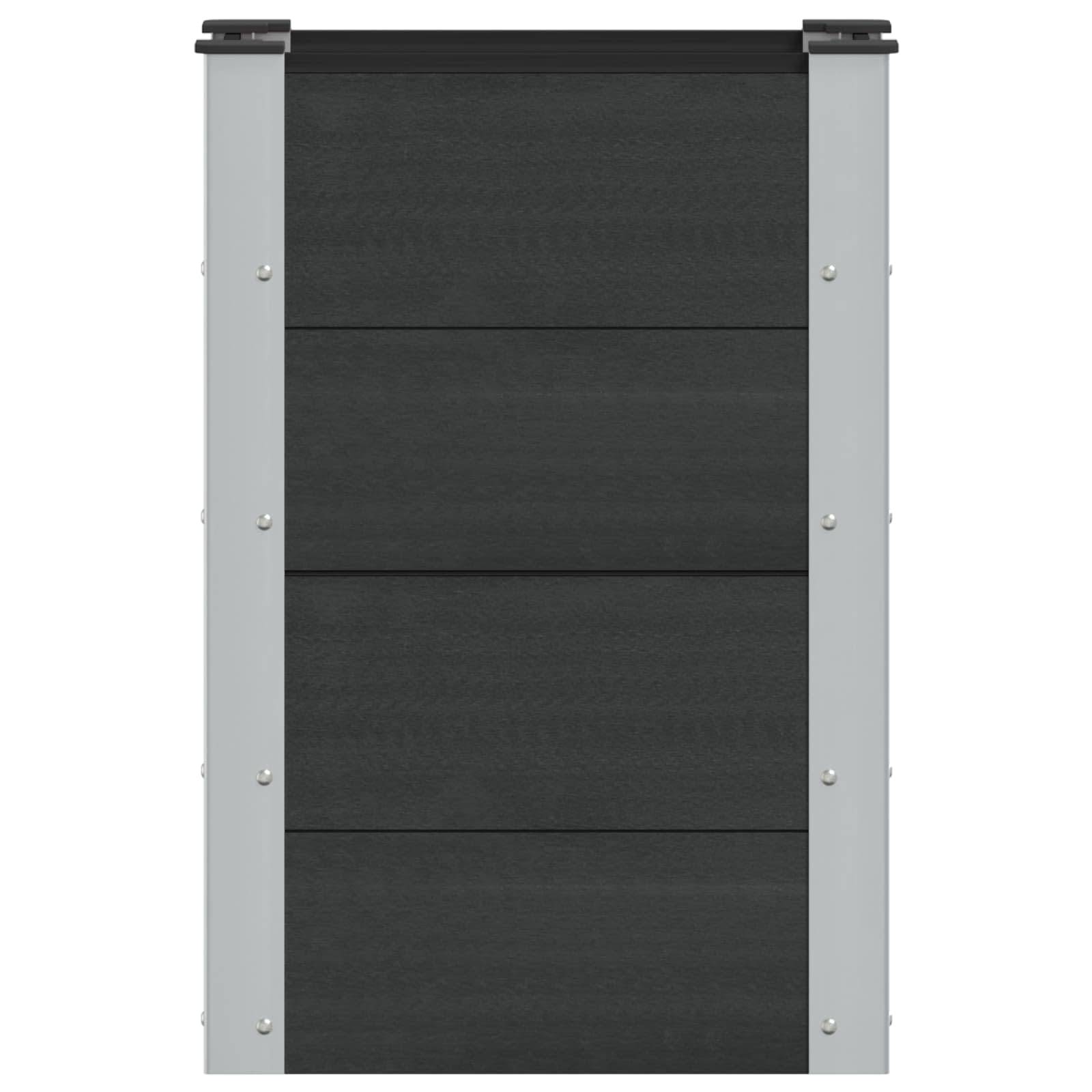 Prolenta Premium - Jardinière aluminium noir  50 x 30 x 72 cm  - Prolenta premium p358.8 - Image 3