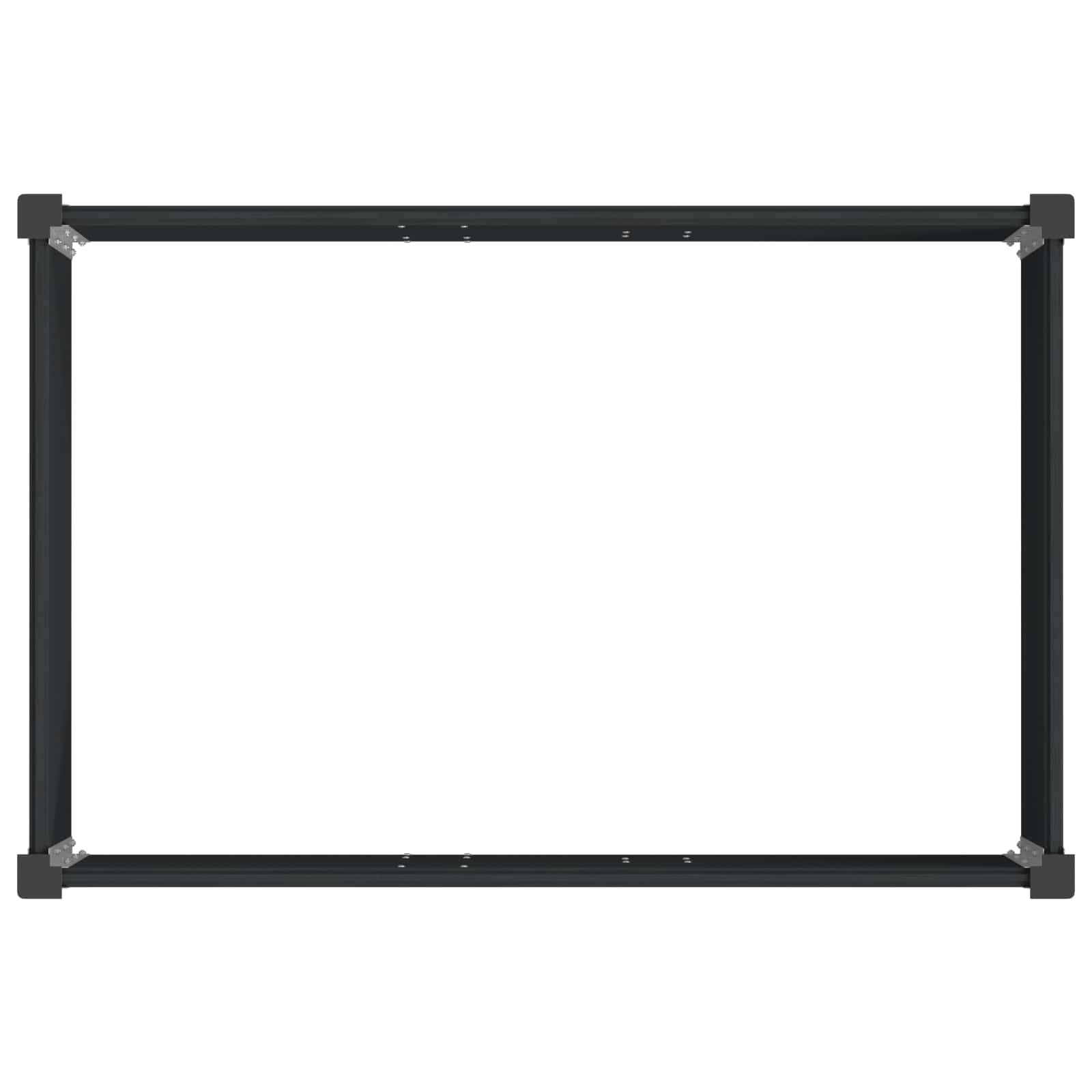 Prolenta Premium - Jardinière aluminium noir  50 x 30 x 72 cm  - Prolenta premium p358.8 - Image 5