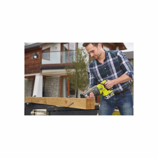 Ryobi - Pack RYOBI Scie sabre R18RS-0 - 18V One+ - 1 Batterie 2.0Ah - 1 Chargeur rapide - Image 4