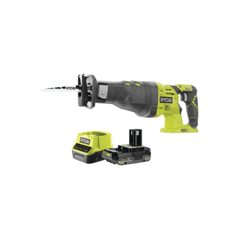 Ryobi - Pack RYOBI Scie sabre R18RS-0 - 18V One+ - 1 Batterie 2.0Ah - 1 Chargeur rapide