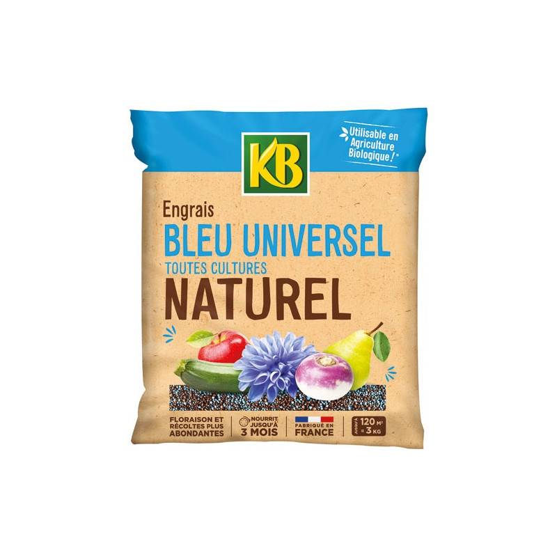 Engrais Bleu Universel Uab 3kg Kb - Kbleubio3