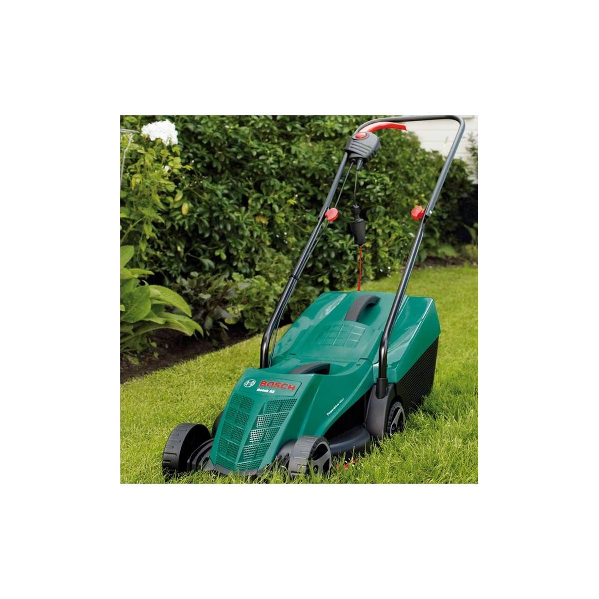 Bosch - Tondeuse à gazon 1200W Larg. de coupe : 32 cm Guide Herbe Bac 31L ARM 32 Bosch - Imagen 2