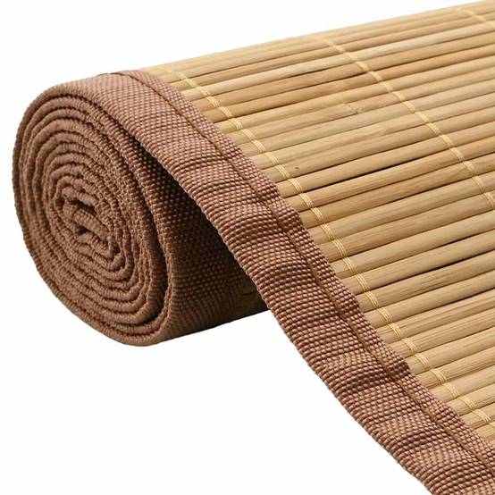 ComfortXL - Tapis de Passage en Bambou Antidérapant pour Cuisine ou Entrée Facile d'Entretien Marron 100x160 cm – ComfortXL Outdoor Living - Image 4