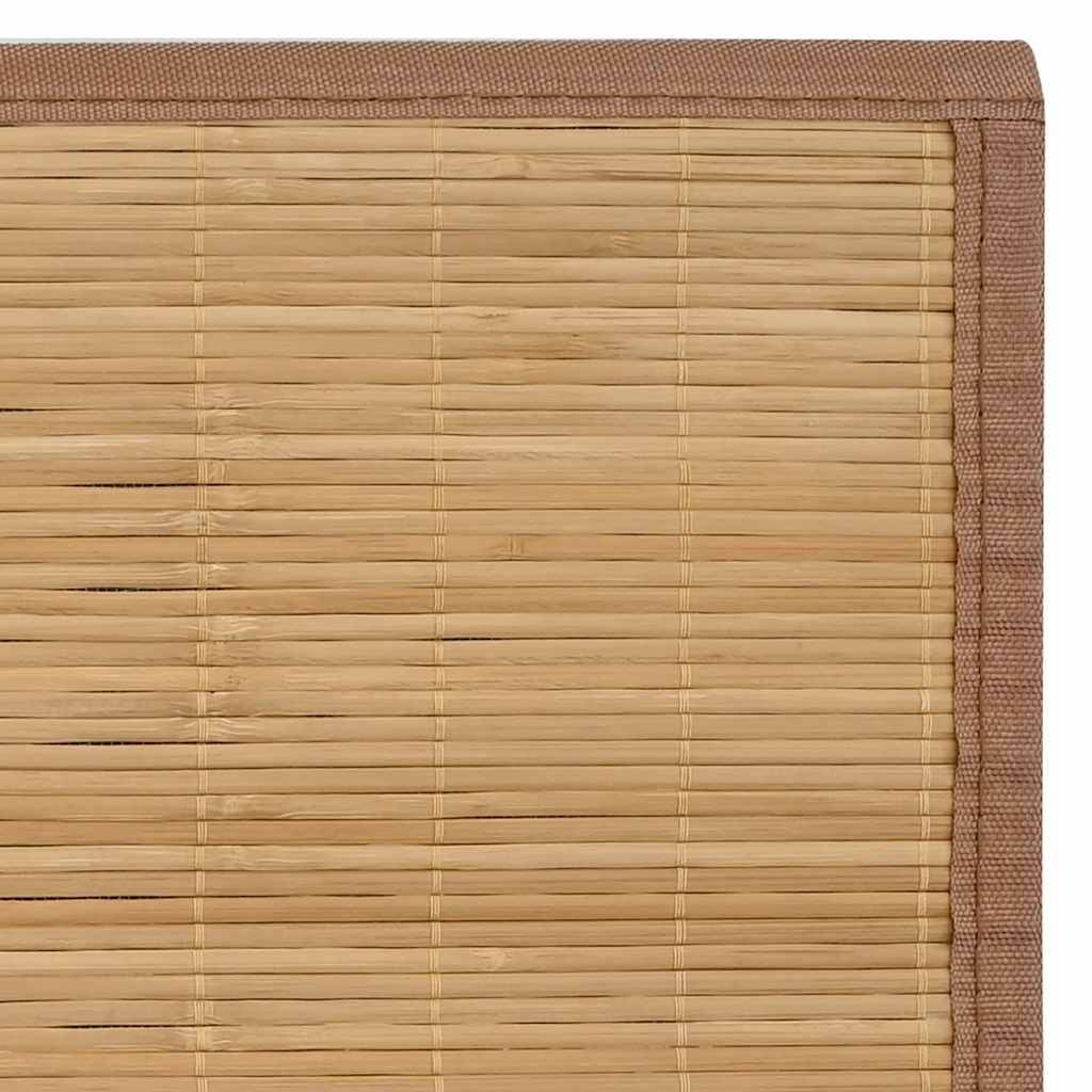 ComfortXL - Tapis de Passage en Bambou Antidérapant pour Cuisine ou Entrée Facile d'Entretien Marron 100x160 cm – ComfortXL Outdoor Living - Image 6