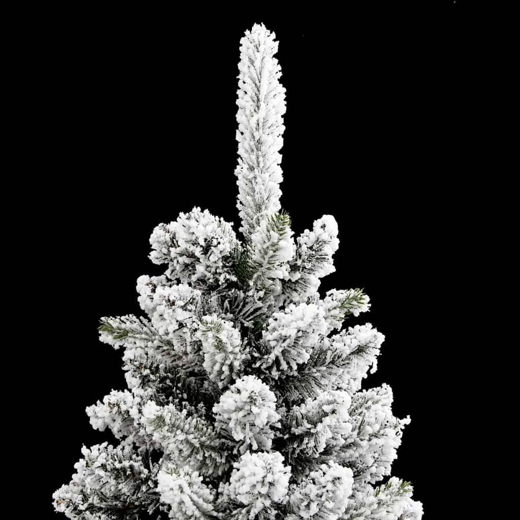 Sapin de Noël | Arbre de Noël artificiel Blanc 240 cm PVC, métal et plastique Maison Chic - Image 8
