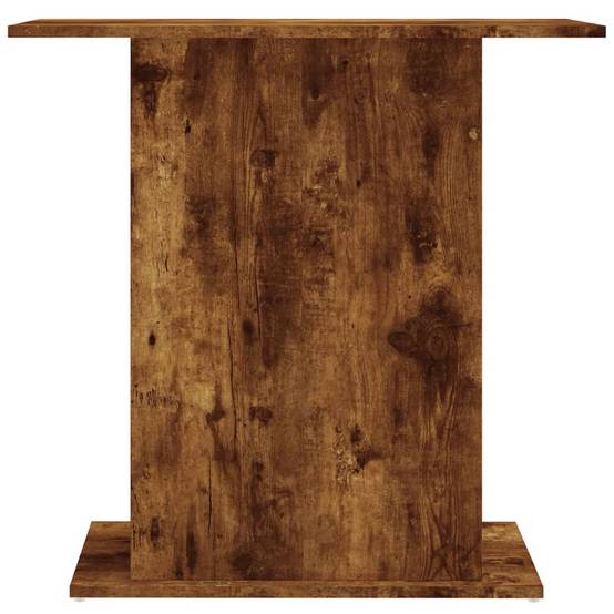 Support Aquarium Bois Ingénierie avec Étagères de Rangement Chêne Fumé - ComfortXL Outdoor Living - Image 4