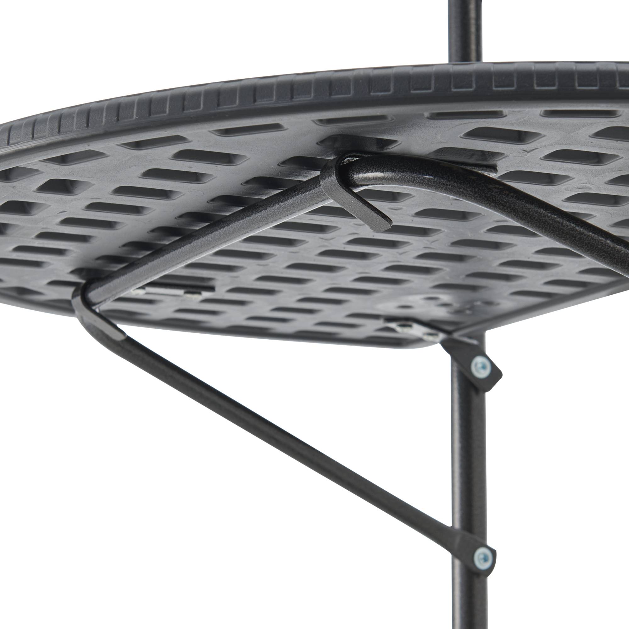 [en.casa] - Table de balcon suspendue Cicala rabattable et réglable en hauteur 83,5 x 60 x 64 cm [en.casa] - Imagen 6