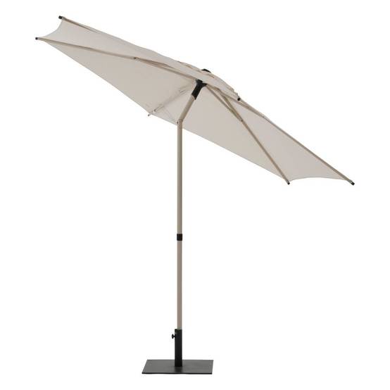 Hesperide - Parasol droit carré "Soya" argile & blé 2,5 x 2,5m en acier et polyester Hespéride - Image 3