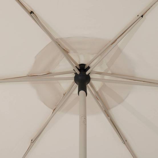 Hesperide - Parasol droit carré "Soya" argile & blé 2,5 x 2,5m en acier et polyester Hespéride - Image 5