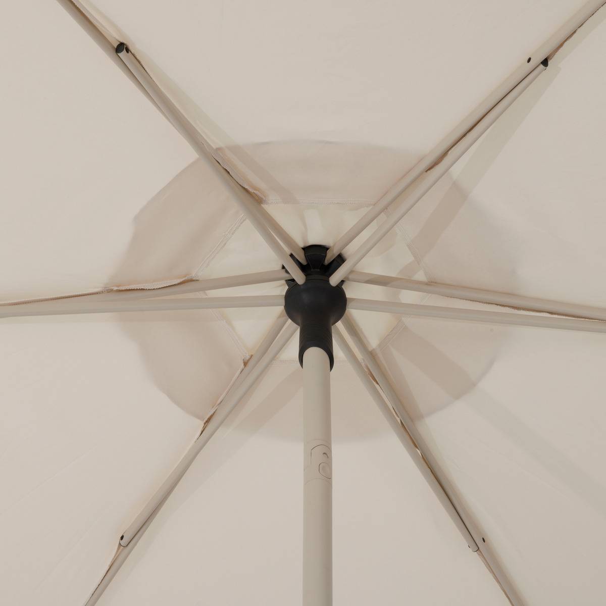 Hesperide - Parasol droit carré "Soya" argile & blé 2,5 x 2,5m en acier et polyester Hespéride - Image 5