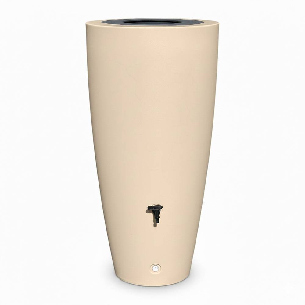 Récupérateur d'eau de pluie 190l ros'eau 2-en-1 + kit complet - plast'up rotomoulage