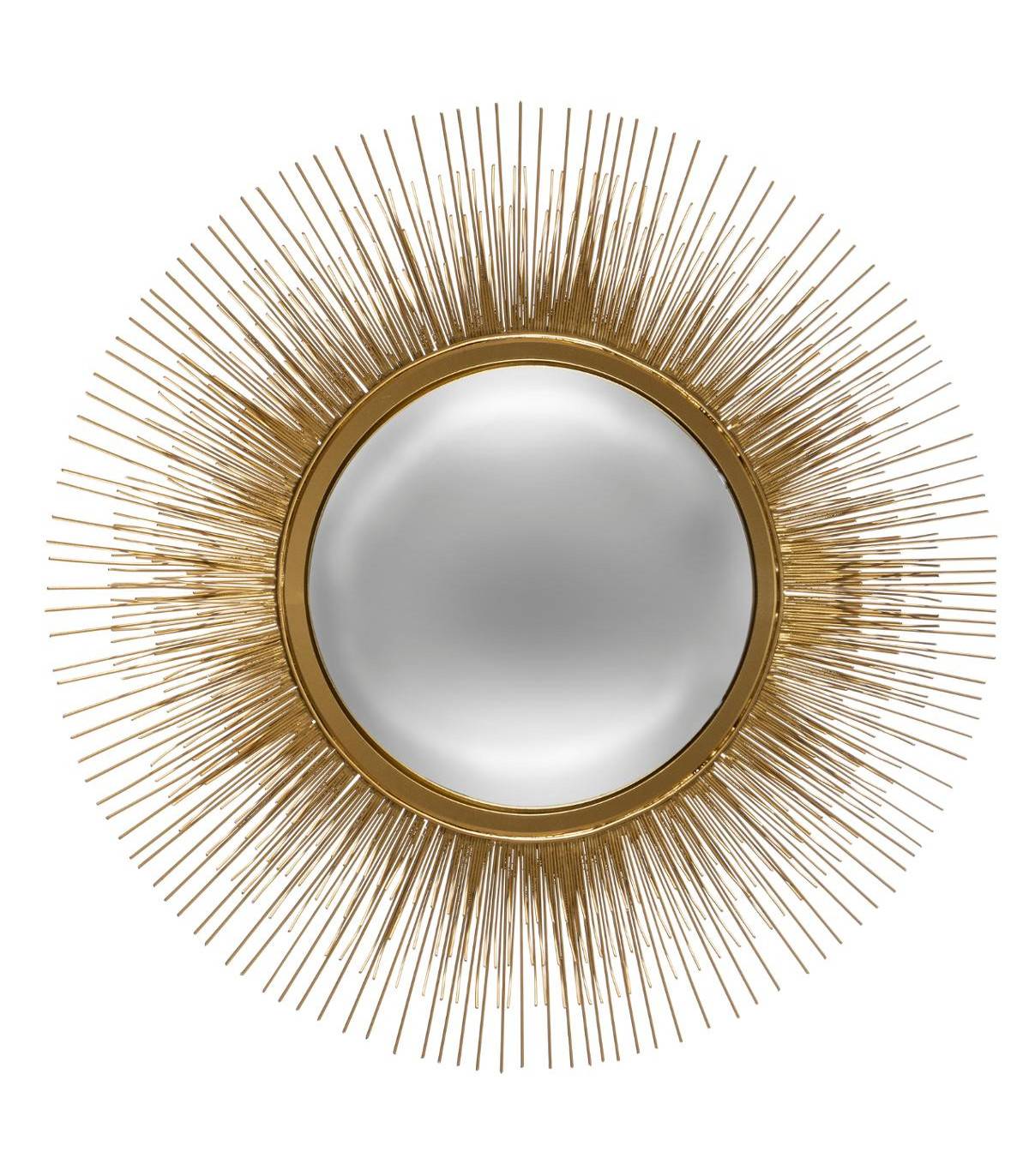 Miroir mural Soleil en Métal Doré D 58 cm - Imagen 1