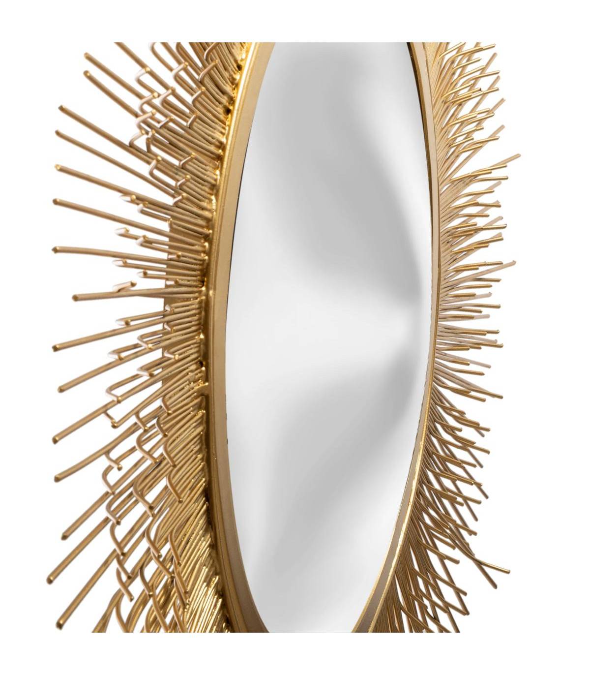 Miroir mural Soleil en Métal Doré D 58 cm - Imagen 4