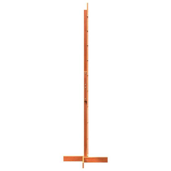 Sapin de Noël en Bois Pin Massif Décoration Intérieure 180 cm Brun – ComfortXL Outdoor Living - Image 4