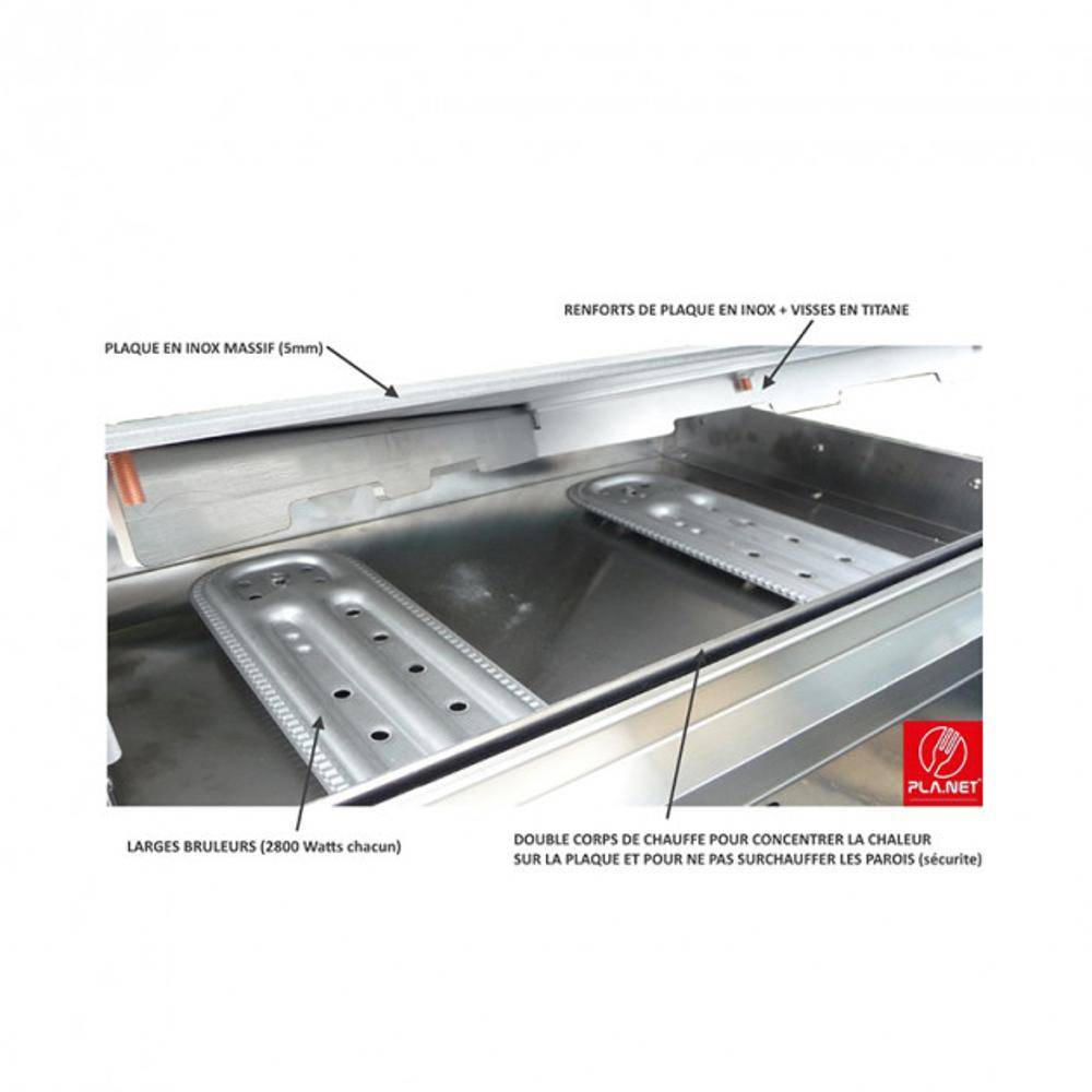 Plancha Planet - Plancha CHEF 55 Lisse - Image 2