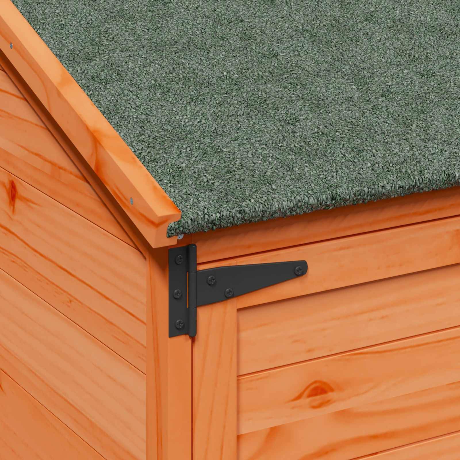 Vidaxl - Abri de jardin Marron 106 x 56 x 176,5 cm Bois de Sapin Massif 0.6m² vidaXL 42033451 - Image 9
