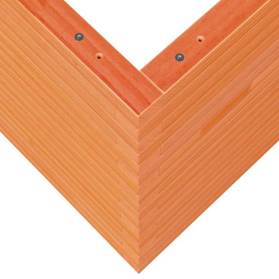 Jardinière Bois de Pin Massif Cire Marron 70 x 70 x 68.5 cm - PANGIVO - Image 8