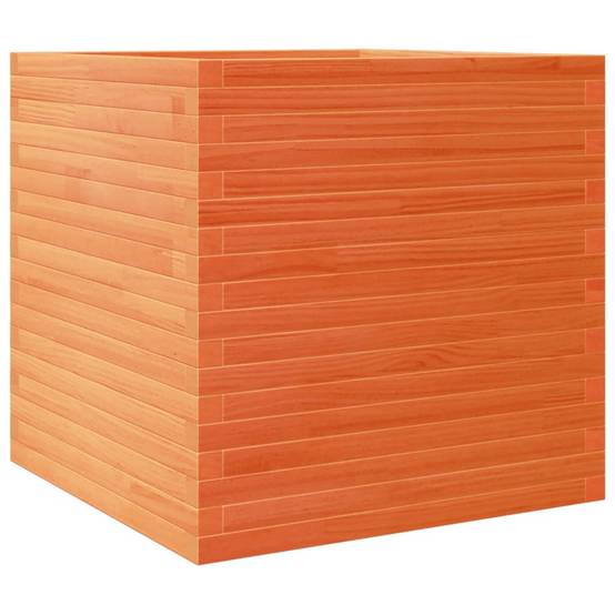 Jardinière Bois de Pin Massif Cire Marron 70 x 70 x 68.5 cm - PANGIVO - Image 7