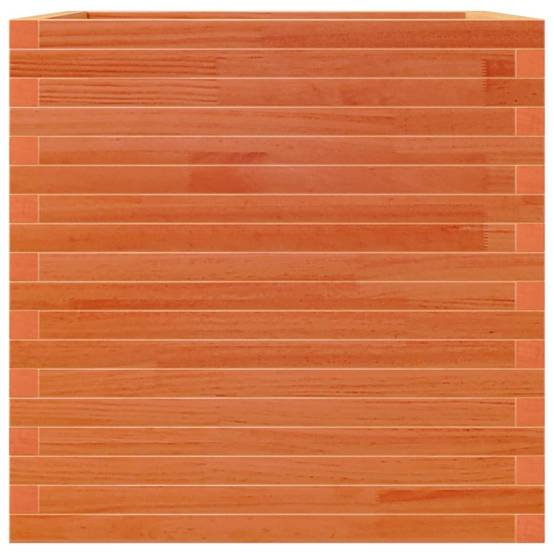 Jardinière Bois de Pin Massif Cire Marron 70 x 70 x 68.5 cm - PANGIVO - Image 6
