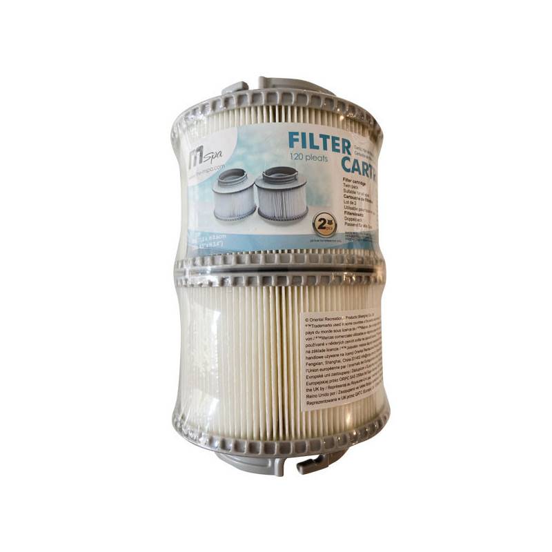 Lot de 2 cartouches de filtration MSPA utilisable pour tous les spas - Image 1