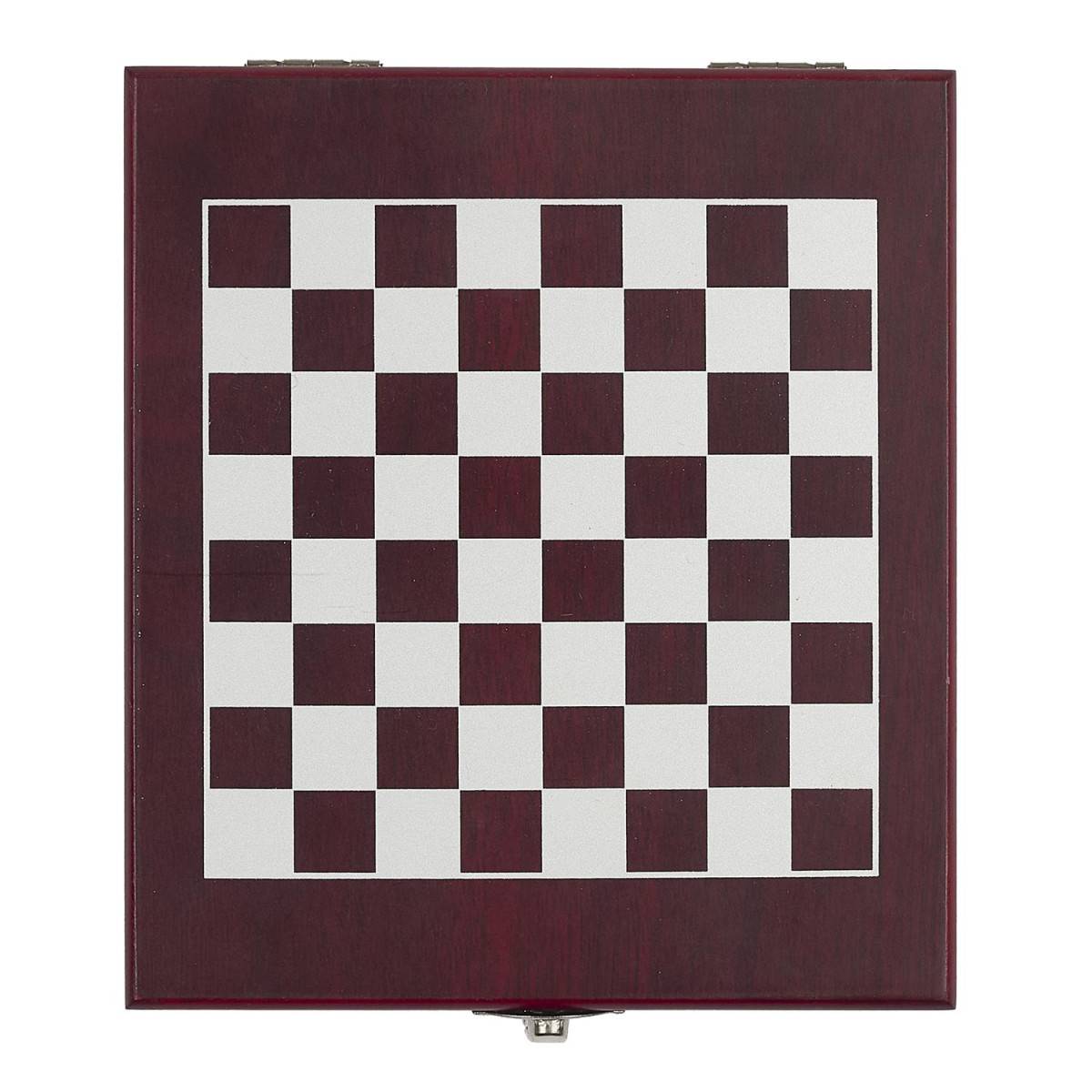 Cook Concept - Coffret de Vin 4 Pièces "Jeu d'échecs" 16cm Marron - Image 5