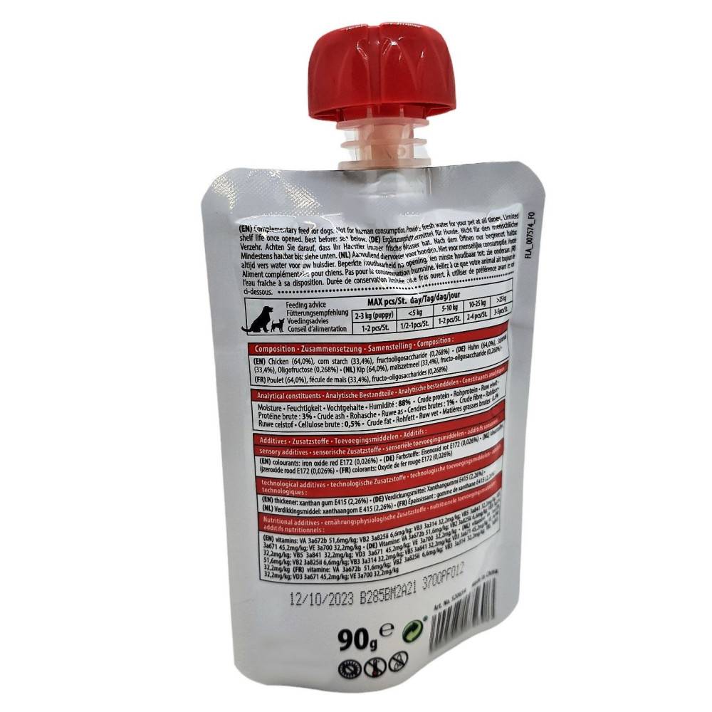 Flamingo - Friandises gourde de 90 g, gout poulet pour chien - Imagen 3