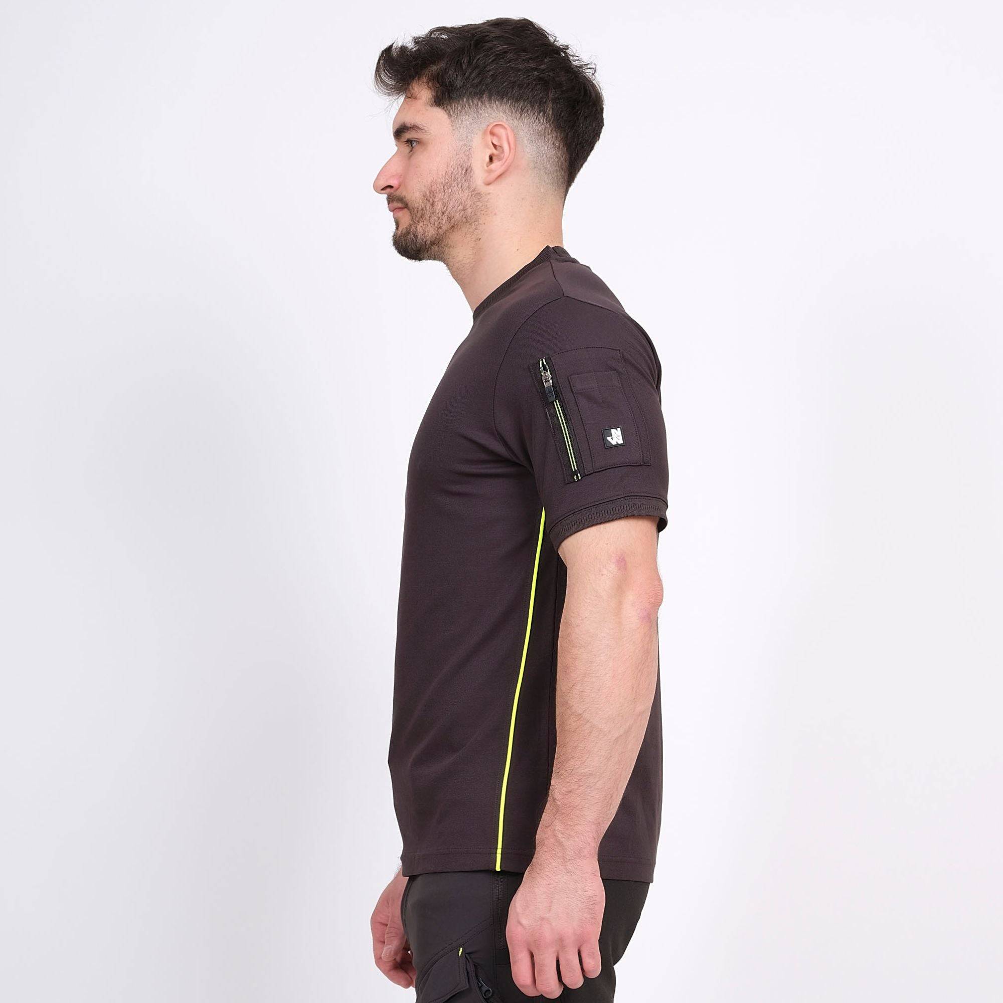 Nineworths - taille s - albon - t-shirt manches courtes de travail - 1061 anthracite - Image 5