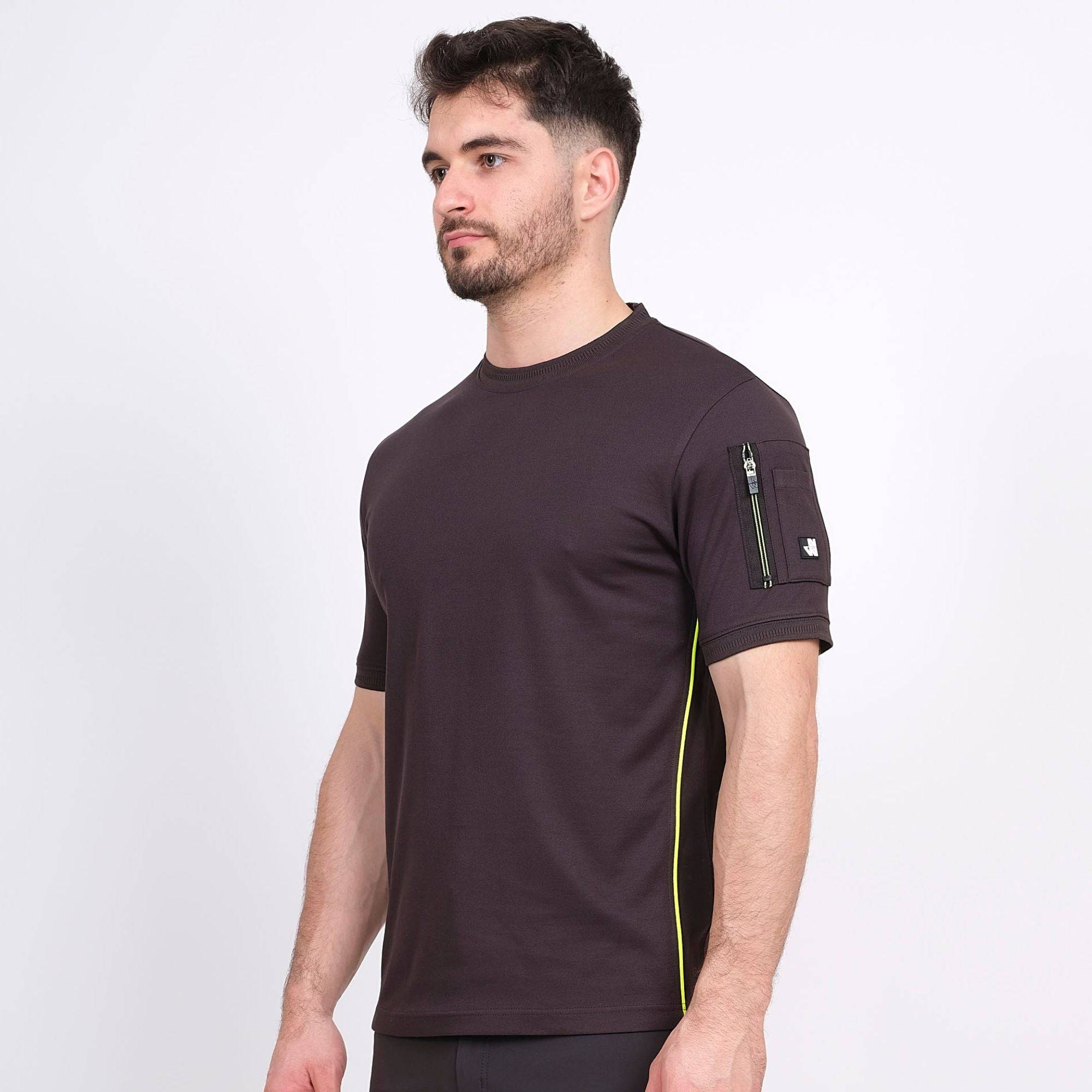 Nineworths - taille s - albon - t-shirt manches courtes de travail - 1061 anthracite - Image 1