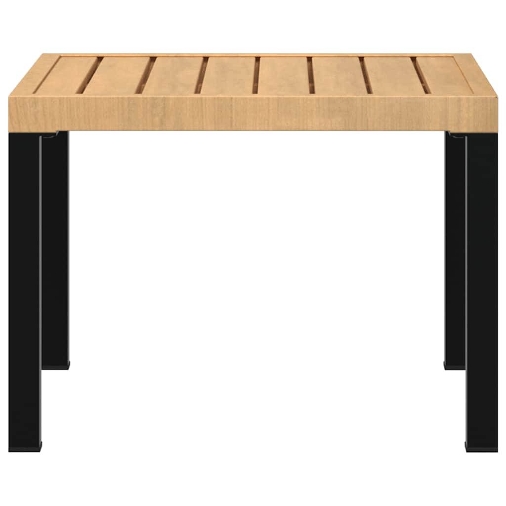 PANGIVO - Table basse de jardin acier enduit de poudre noir 55 x 55 x 39.5 cm - PANGIVO - Image 4