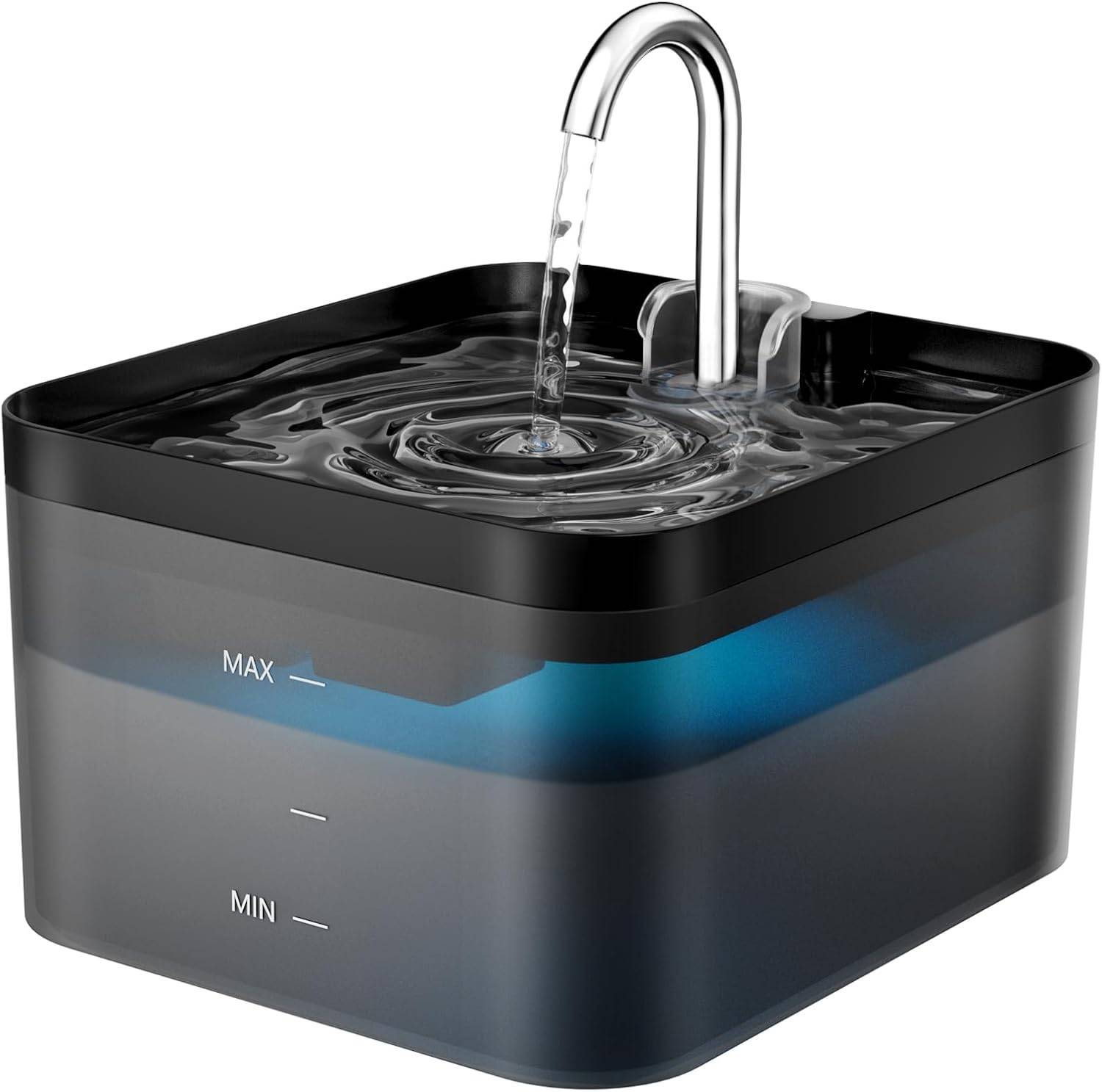 Fontaine a Eau de 2,2L pour chat Super Silencieuse noir