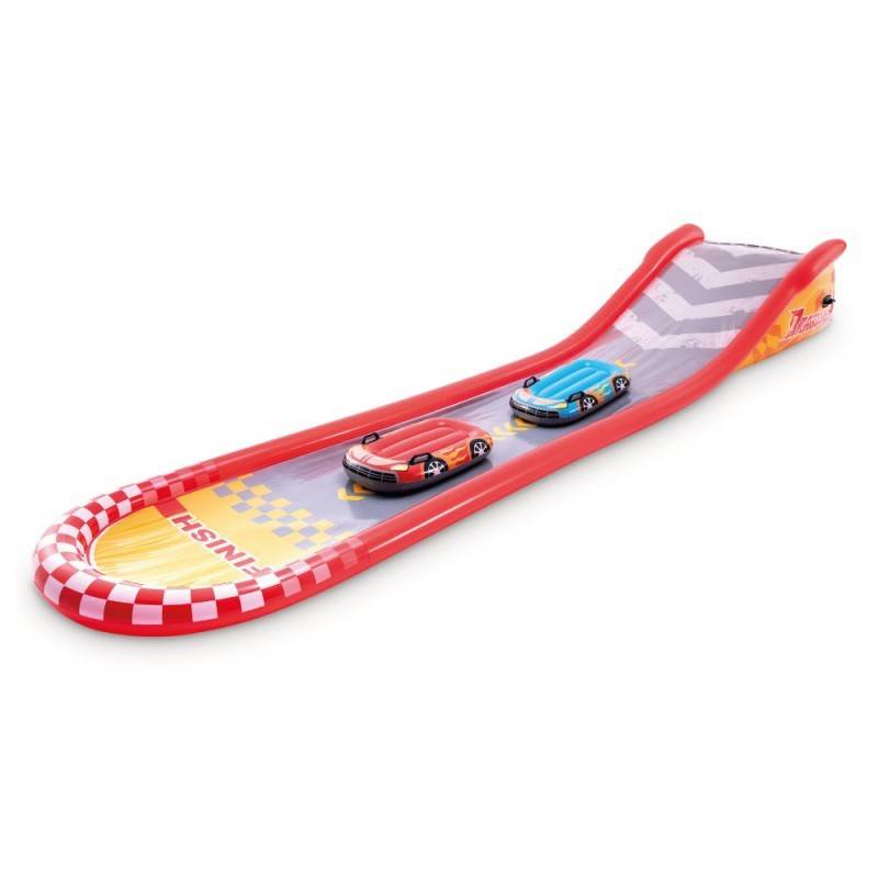 Intex - Aire de jeux gonflable Gliss party Formule 1 Intex - Imagen 2