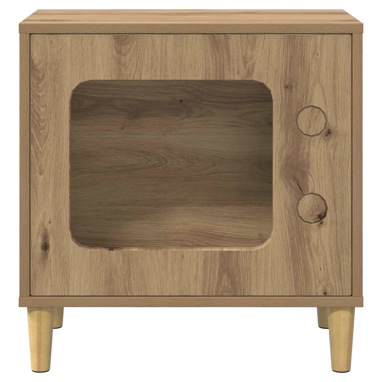 Niche Chat Haute Chêne Artisan Repos Brun 52cm pour Chat Qualité Top - ComfortXL Outdoor Living - Image 5