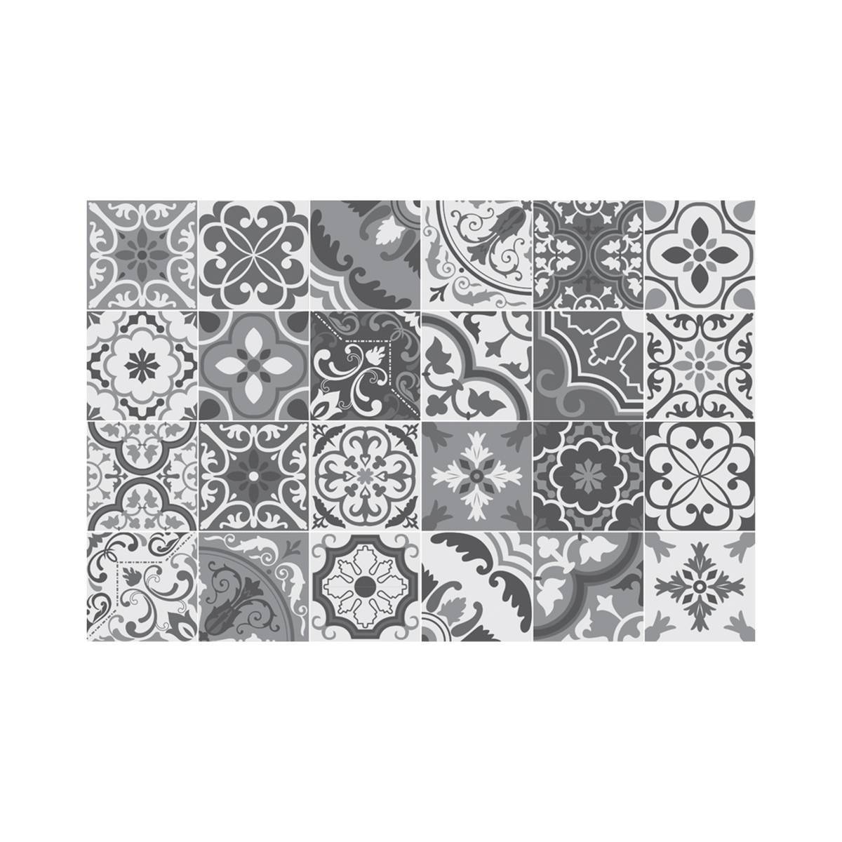 Atmosphera - Tapis "Vinyl" mosaïque 50x75cm - Atmosphera Créateur d'intérieur - Imagen 1