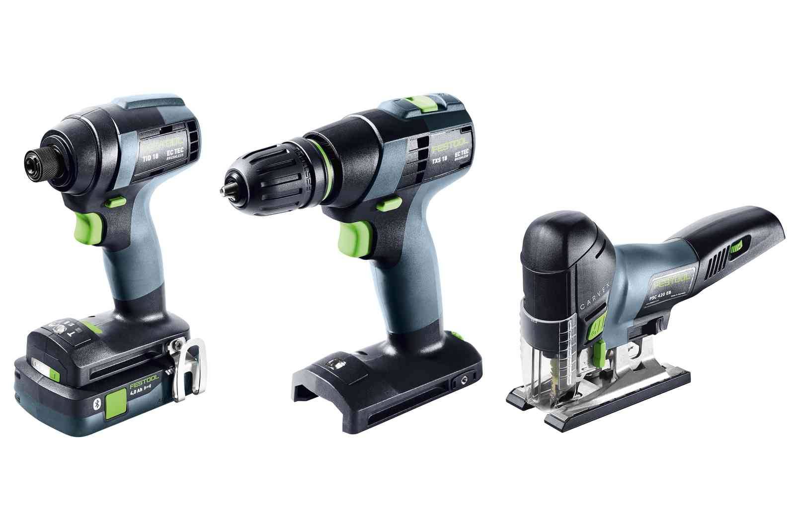 Kit Combo sans fil FESTOOL Montage - TID 18 + TXS 18 + PSC 420 + TB M 137 - 578026 - Image 3