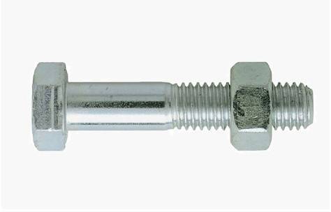 Boulon VISWOOD Tête hexagonale - Ecrou hexagonal acier zingué blanc - Ø 6 x 25 mm - Boite de 500 - 9886025