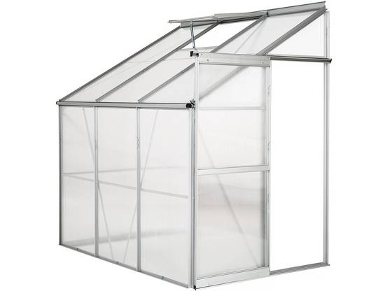 Habitat Et Jardin - Serre Jardin Adossée En Polycarbonate "aneth" 190 X 125 X 195 Cm - 2,37 M² -habitat Et Jardin - Image 1