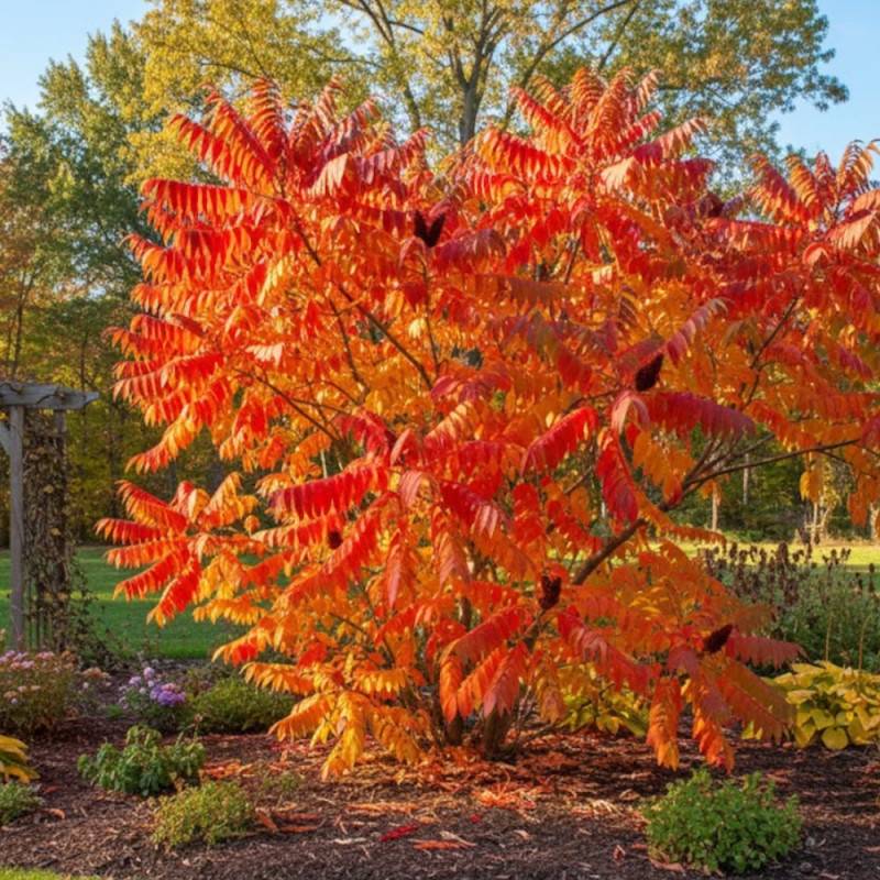 Sumac de Virginie, Rhus - Pot de 5L - Touffe - Image 5
