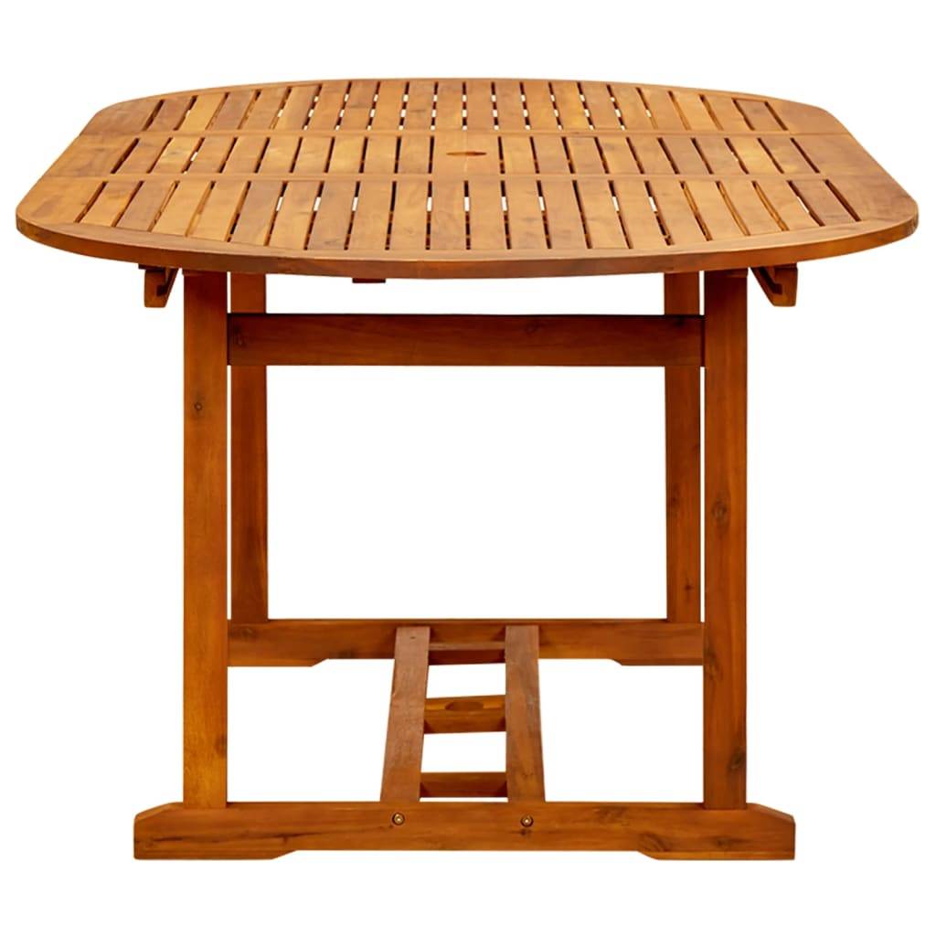 ComfortXL - Table de Jardin Extensible de 150 à 200 cm en Bois d'Acacia Massif Huilé, Grande Table de Repas pour 8 Personnes – ComfortXL Outdoor Living - Image 5