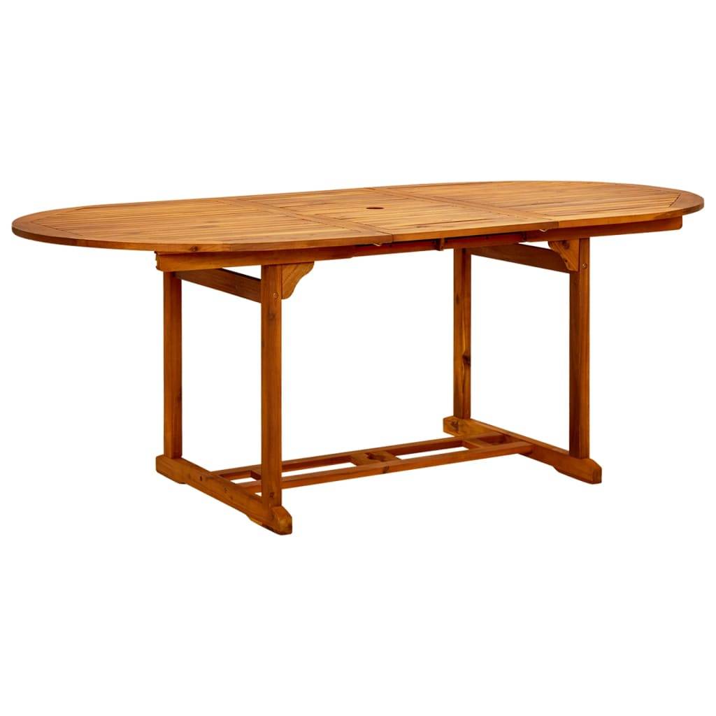 ComfortXL - Table de Jardin Extensible de 150 à 200 cm en Bois d'Acacia Massif Huilé, Grande Table de Repas pour 8 Personnes – ComfortXL Outdoor Living - Image 2