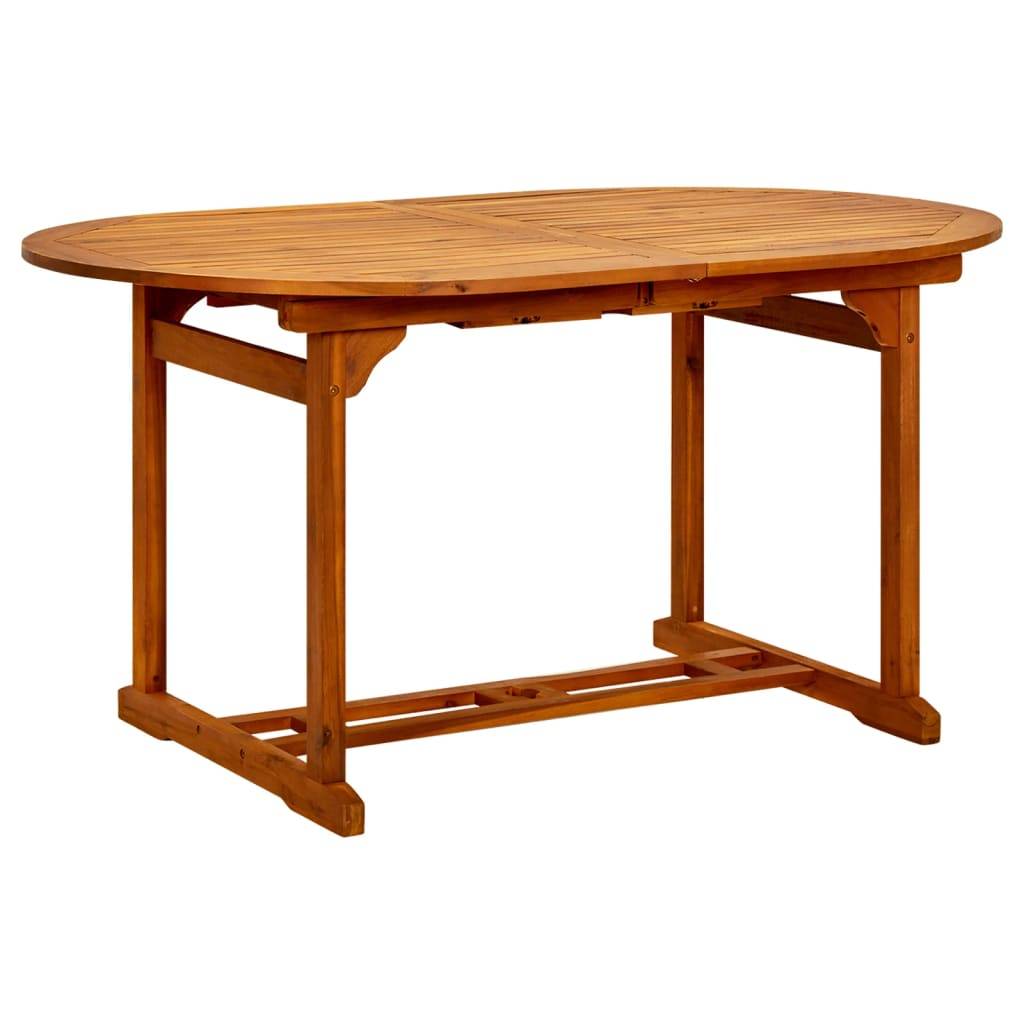 ComfortXL - Table de Jardin Extensible de 150 à 200 cm en Bois d'Acacia Massif Huilé, Grande Table de Repas pour 8 Personnes – ComfortXL Outdoor Living - Image 3