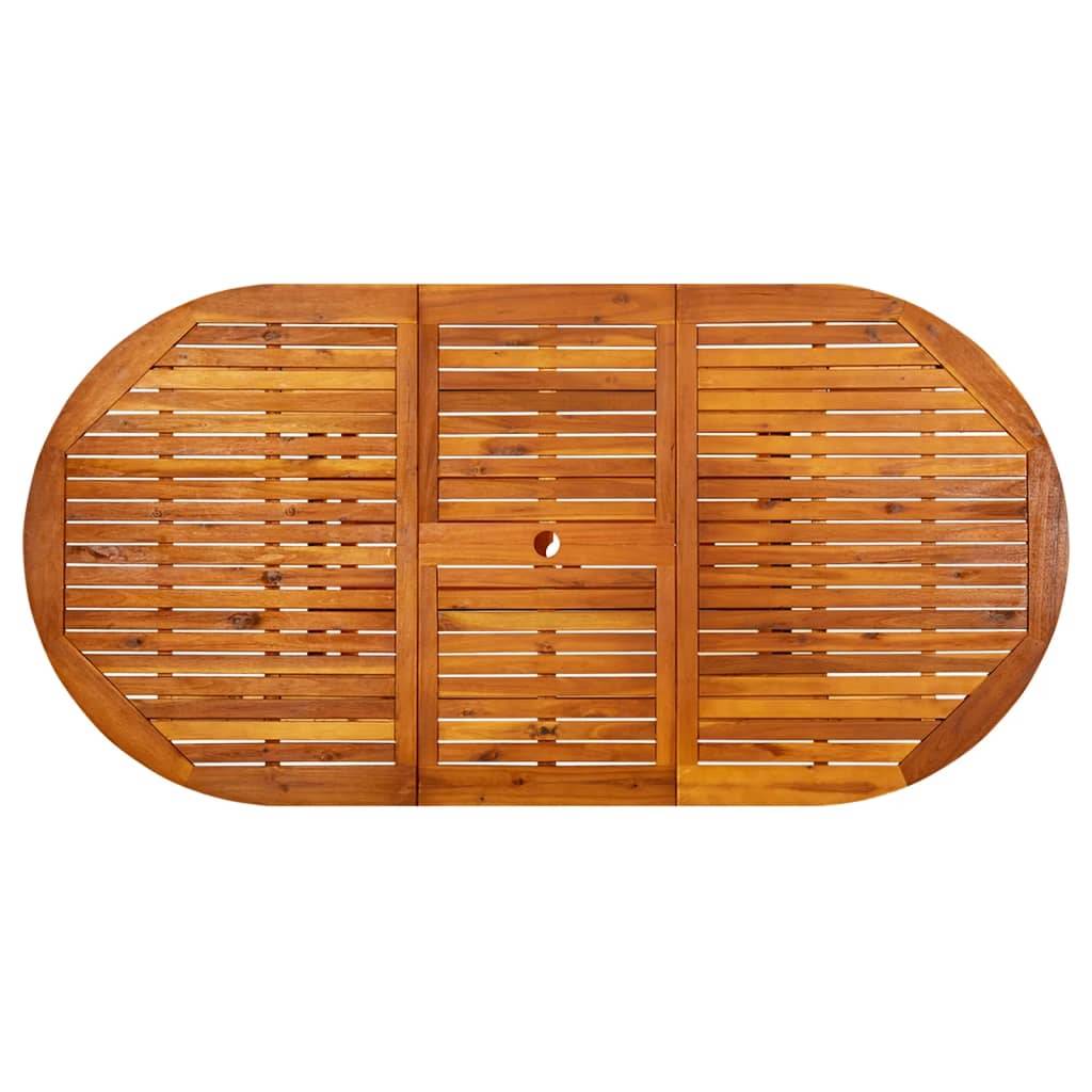 ComfortXL - Table de Jardin Extensible de 150 à 200 cm en Bois d'Acacia Massif Huilé, Grande Table de Repas pour 8 Personnes – ComfortXL Outdoor Living - Image 7